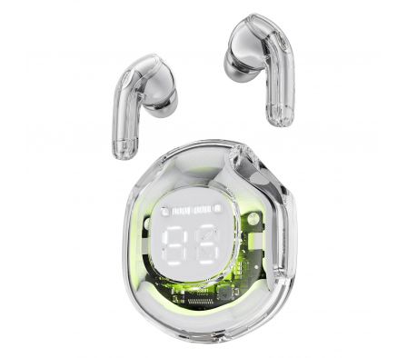 AURICULAR YOOKIE ES45 WIRELESS BLANCO TRANSPARENTE