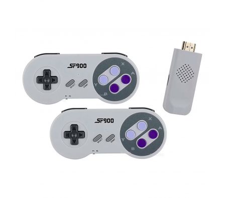 CONSOLA GAME STICK SUPER FAMICOM SF900 +5000 JUEGO 2 CONTROLES