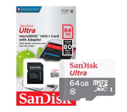 MEMORIA SD SANDISK 64GB