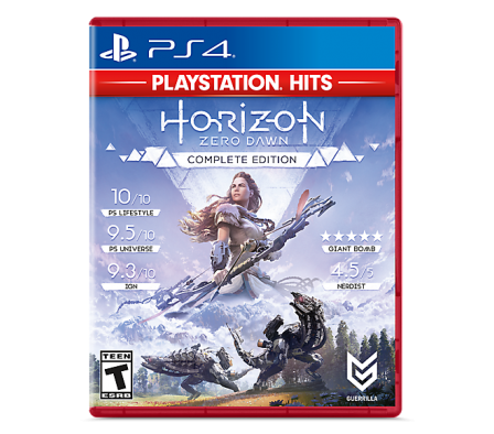 JG HORIZON ZERO COMPLETE EDIT PS4