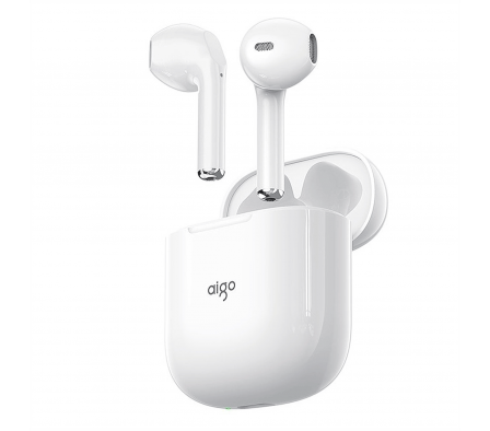 AURICULAR AIGO T18 EARBUD BLUETOOTH WHITE